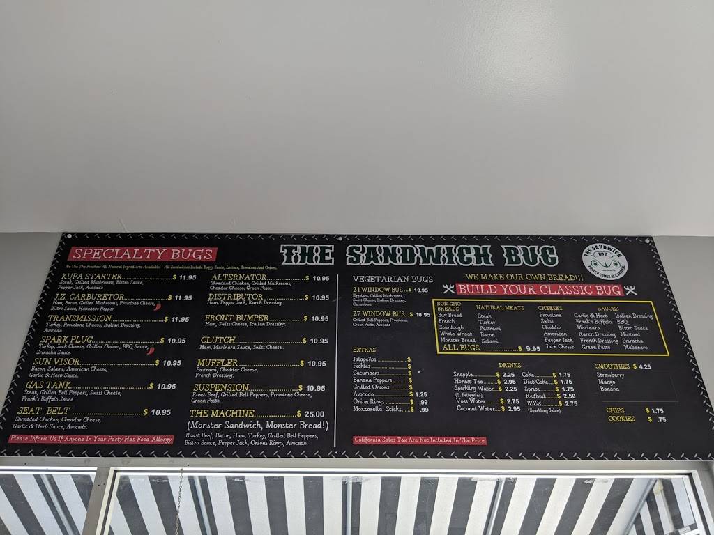 THE SANDWICH BUG | restaurant | 3864 El Camino Real, Palo Alto, CA 94306, USA | 6504079933 OR +1 650-407-9933