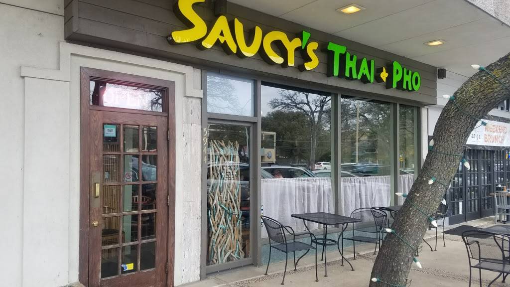 Saucys Thai + Pho | restaurant | 3813, 5944 Royal Ln, Dallas, TX 75230, USA | 2143788424 OR +1 214-378-8424