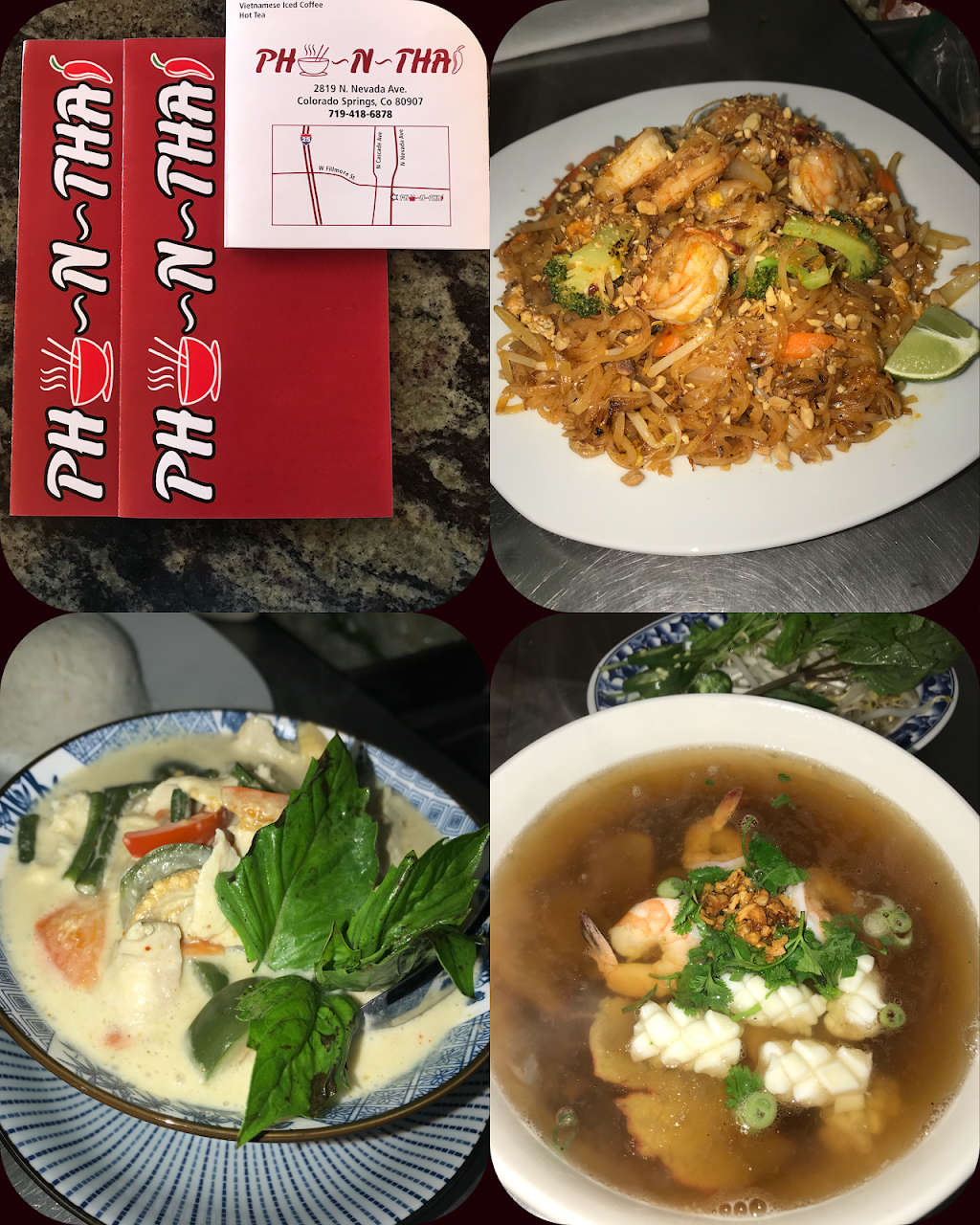 Pho-N-Thai | restaurant | 2819 N Nevada Ave, Colorado Springs, CO 80907, USA | 7194186878 OR +1 719-418-6878