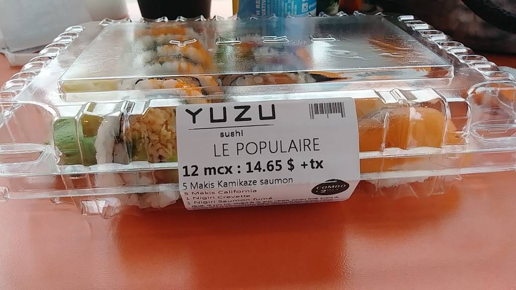 Yuzu sushi | meal takeaway | 5890 Avenue Desjardins, Saint-Hyacinthe, QC J2S 1A5, Canada | 4502529898 OR +1 450-252-9898