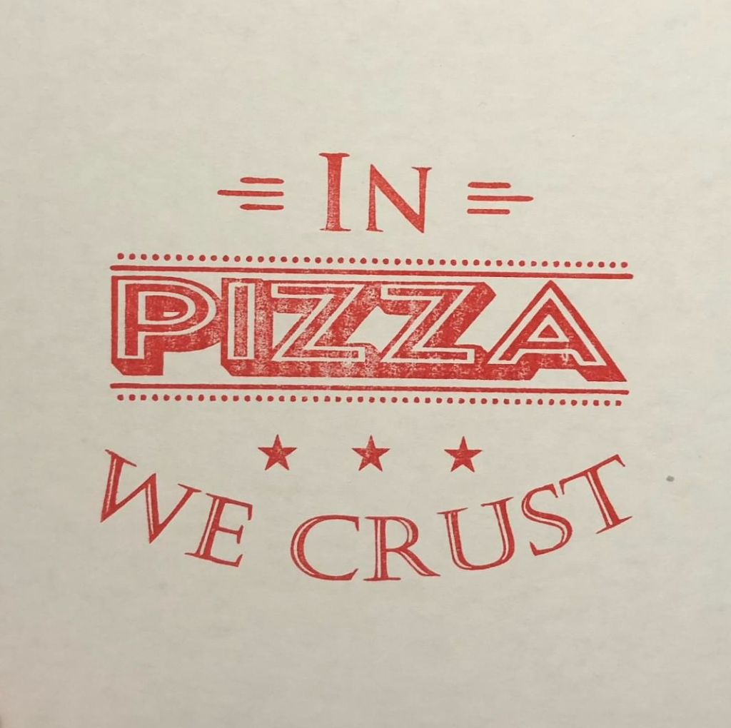 IN PIZZA WE CRUST | restaurant | 1927 N Gilbert Rd, Mesa, AZ 85203, USA | 4803066129 OR +1 480-306-6129