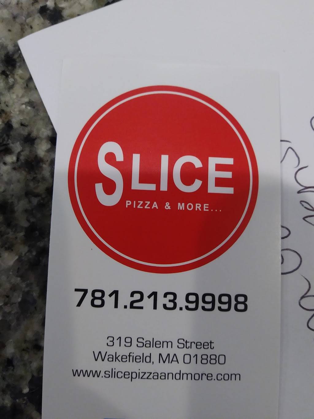 Slice | restaurant | 319 Salem St, Wakefield, MA 01880, USA | 7812139998 OR +1 781-213-9998