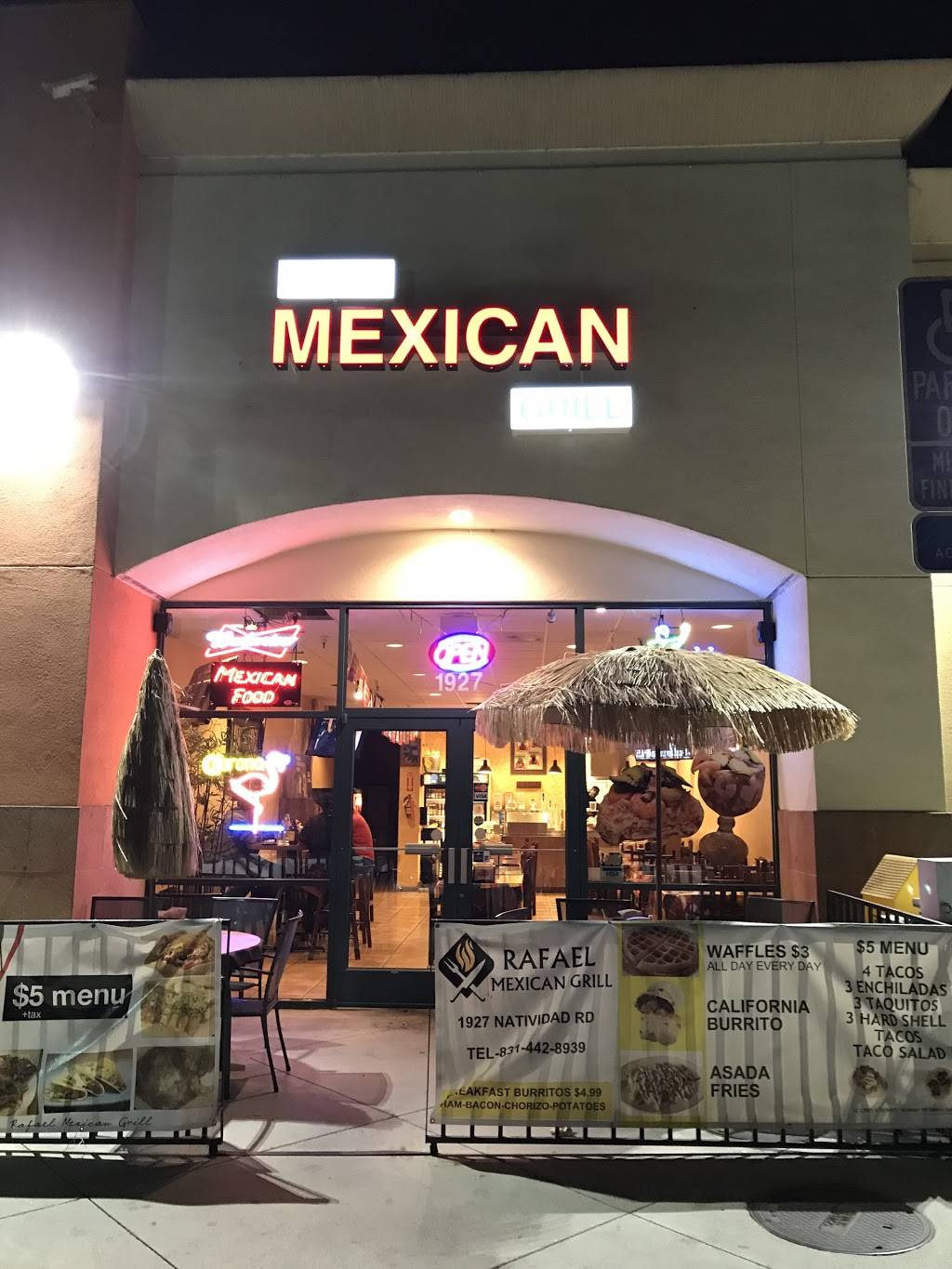 Rafael Mexican Grill | restaurant | 1927 Natividad Rd, Salinas, CA 93906, USA | 8314428939 OR +1 831-442-8939