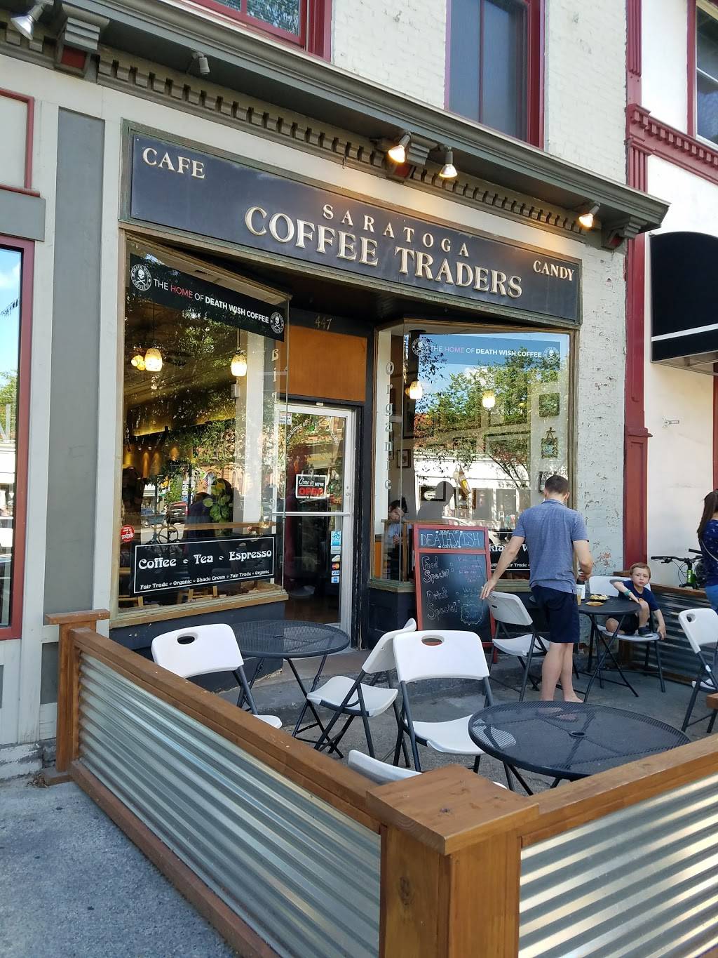 Saratoga Coffee Traders | cafe | 447 Broadway, Saratoga Springs, NY 12866, USA | 5185845600 OR +1 518-584-5600