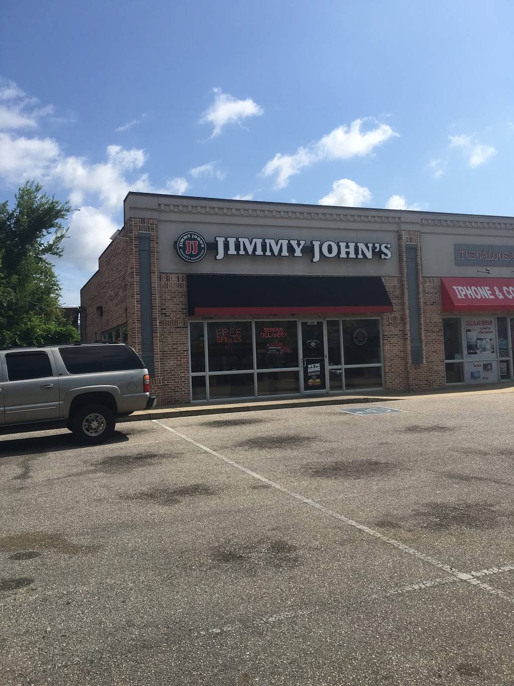Jimmy Johns | meal delivery | 1400 University Blvd B, Tuscaloosa, AL 35401, USA | 2053663699 OR +1 205-366-3699
