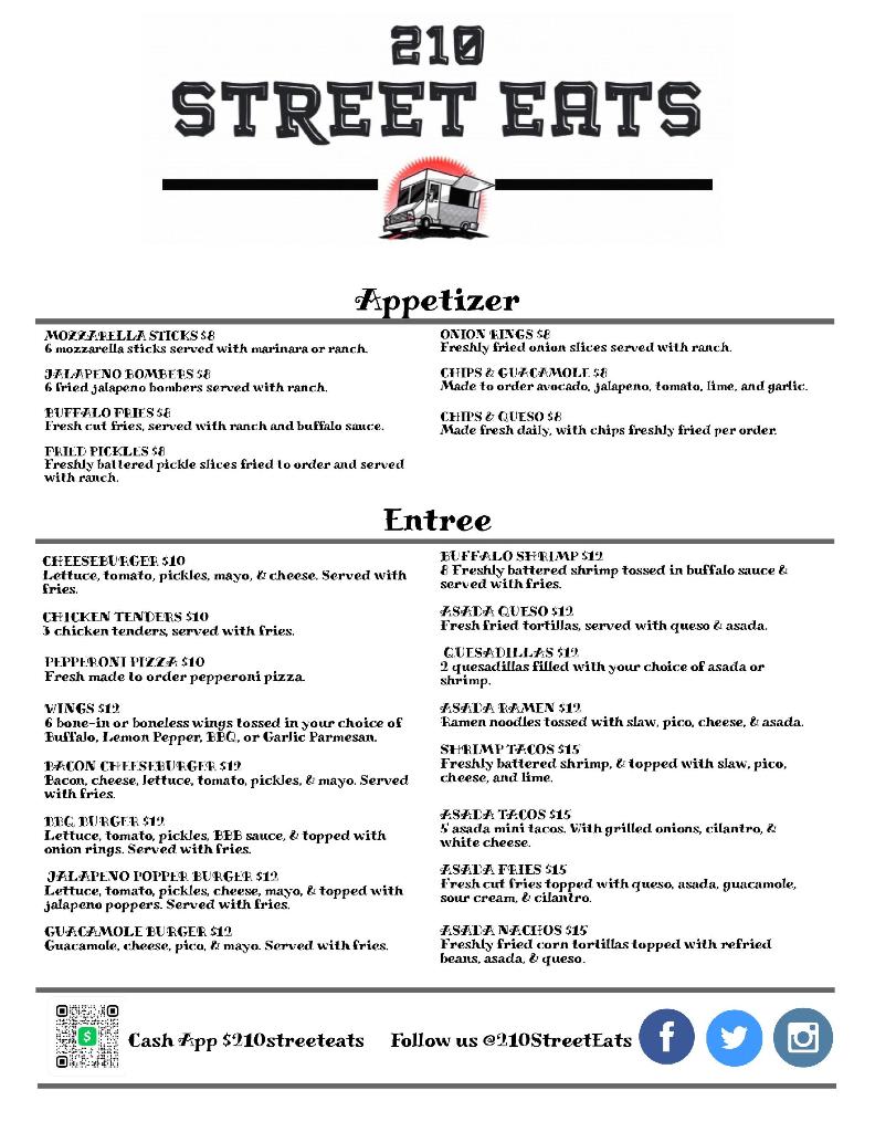 210 Street Eats | meal takeaway | 1701 S Hackberry #78210, San Antonio, TX 78210, USA | 2102849934 OR +1 210-284-9934