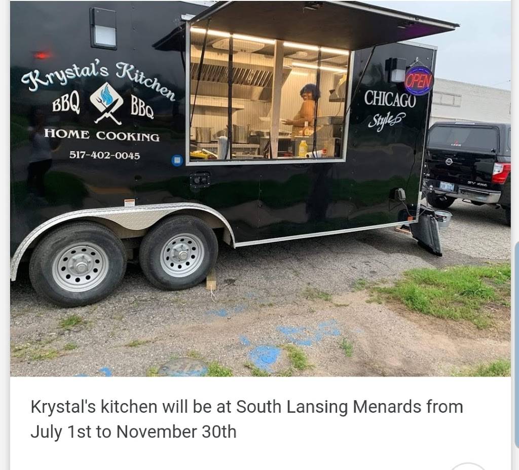 Krystals Kitchen (Chicago Stlye BBQ Food Truck) | restaurant | 11173 Jarvis Hwy, Dimondale, MI 48821, USA | 5174020045 OR +1 517-402-0045