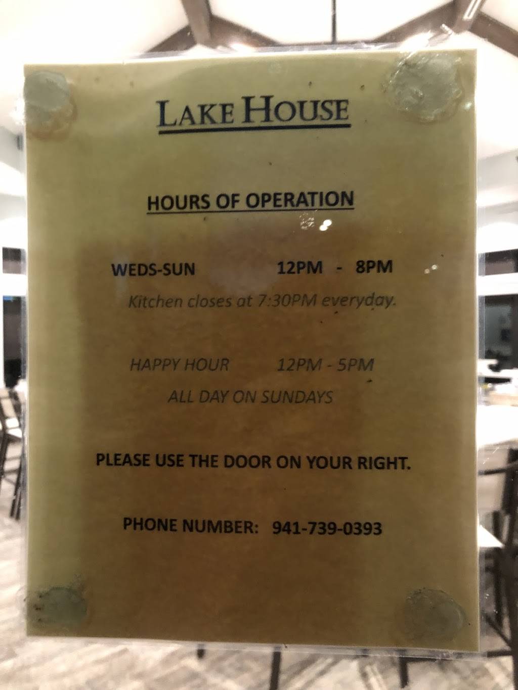 Del Webb Lakewood Ranch Lake House | restaurant | 6915 Del Webb Blvd, Bradenton, FL 34202, USA | 9417390393 OR +1 941-739-0393