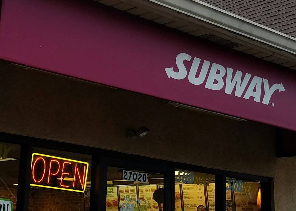 Subway | restaurant | 27020 Center Ridge Rd, Westlake, OH 44145, USA | 4408359799 OR +1 440-835-9799