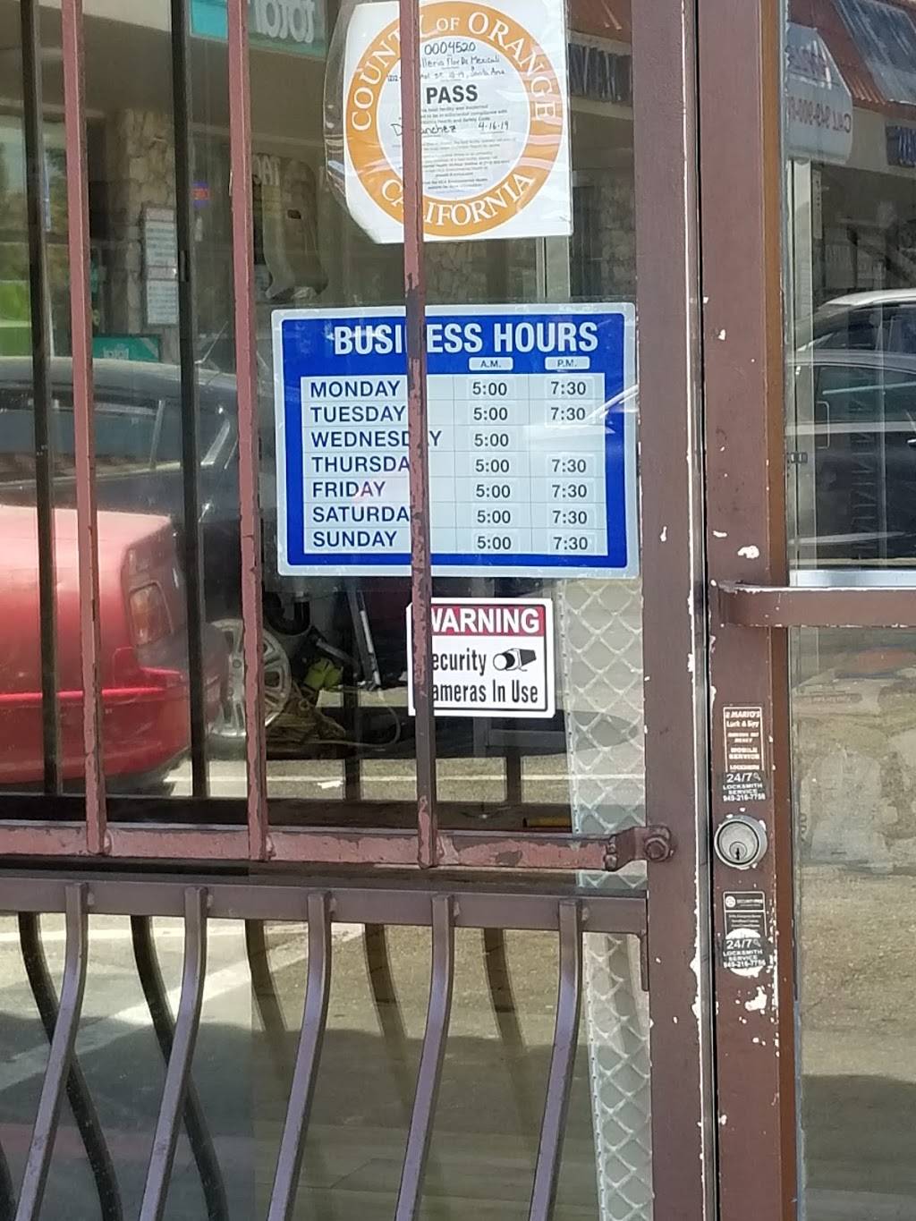 Tortilleria Flor De Mexicali | restaurant | 1212 S Bristol St, Santa Ana, CA 92704, USA | 7147514132 OR +1 714-751-4132