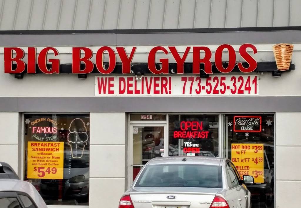 Big Boy Gyros | restaurant | 3541 N Western Ave, Chicago, IL 60618, USA | 7735253241 OR +1 773-525-3241
