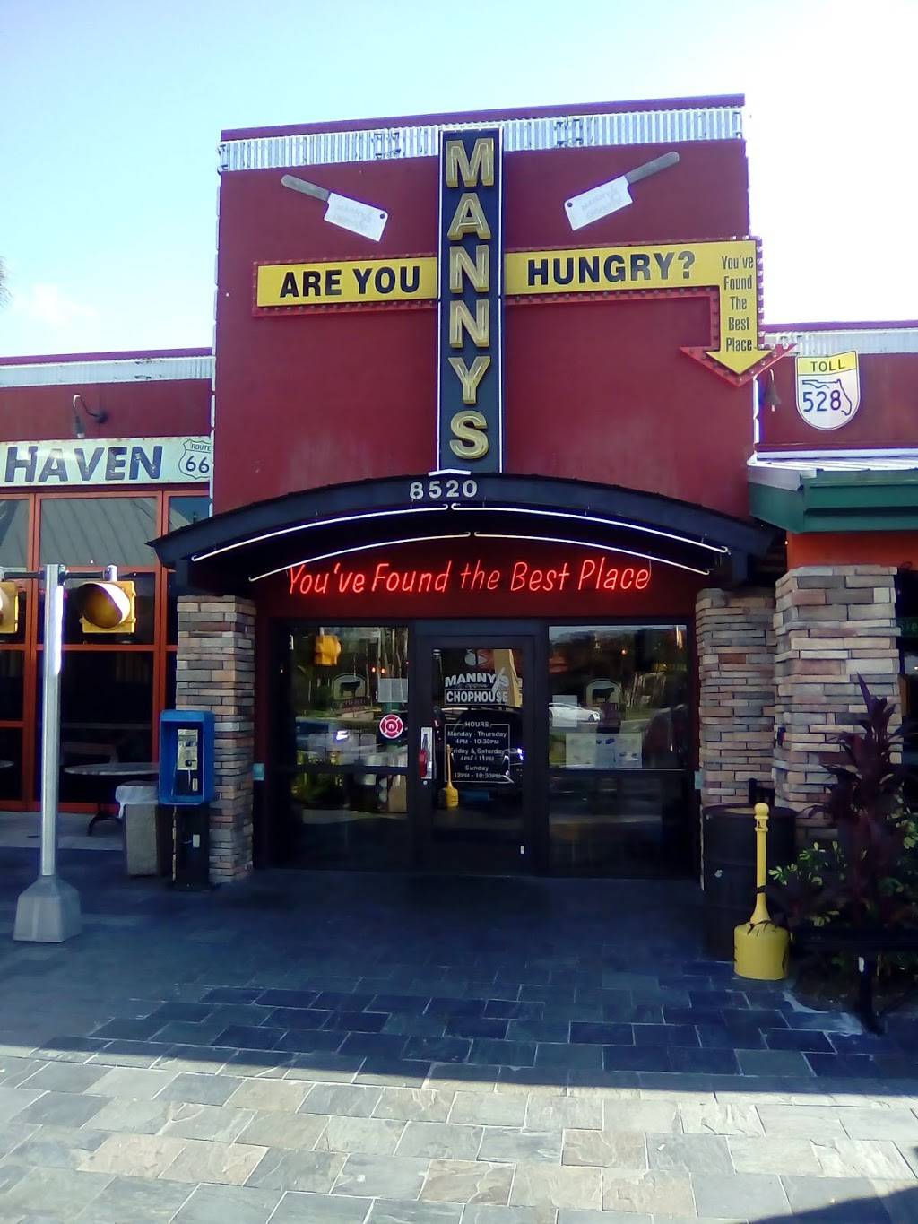 Mannys Original Chophouse- Haines City | restaurant | 35496 US-27, Haines City, FL 33844, USA | 8634223910 OR +1 863-422-3910