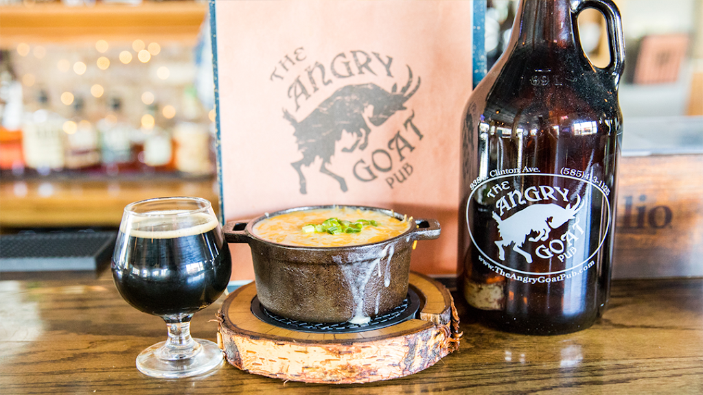 The Angry Goat Pub | restaurant | 938 S Clinton Ave, Rochester, NY 14620, USA | 5854131125 OR +1 585-413-1125