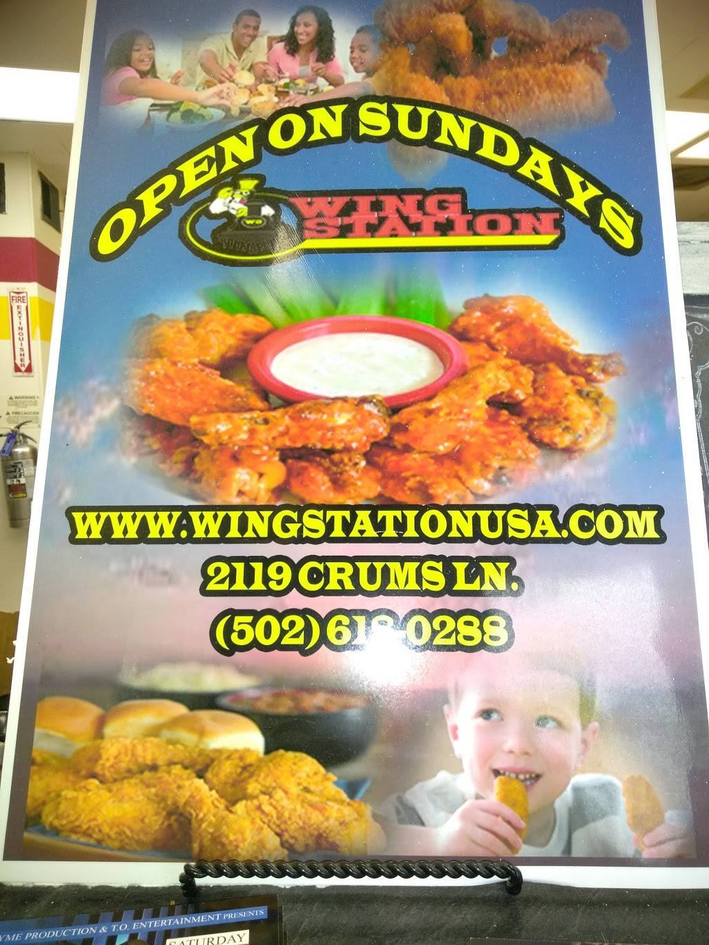 Wing Station | restaurant | 2119 Crums Ln, Louisville, KY 40216, USA | 5026180288 OR +1 502-618-0288