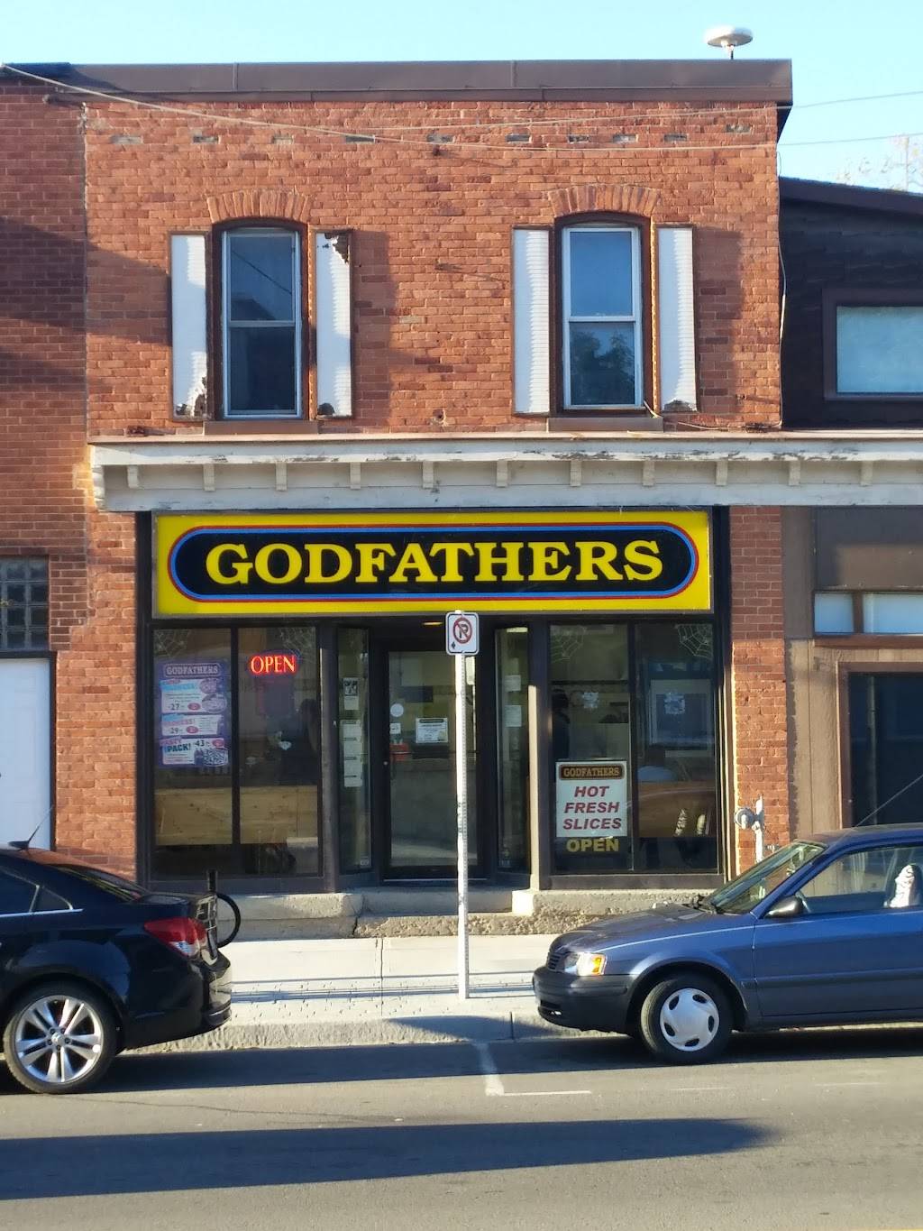 Godfathers Pizza - Cayuga | restaurant | 20 Talbot St W, Cayuga, ON N0A 1E0, Canada | 9057729000 OR +1 905-772-9000