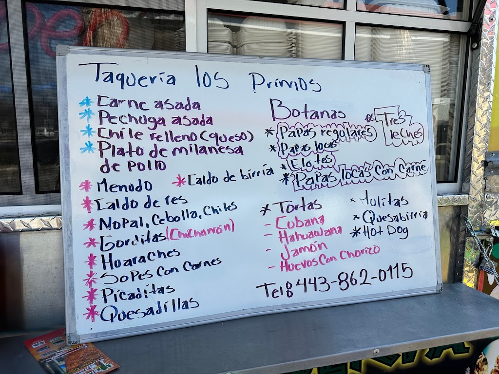 Taqueria Los Primos Annapolis | restaurant | 2101 West St, Annapolis, MD 21401, USA | 4438620115 OR +1 443-862-0115