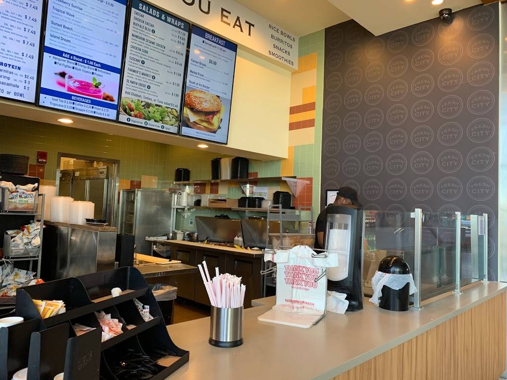 Fresh City | meal takeaway | 1 Harborside Dr, Boston, MA 02128, USA | 6175614700 OR +1 617-561-4700