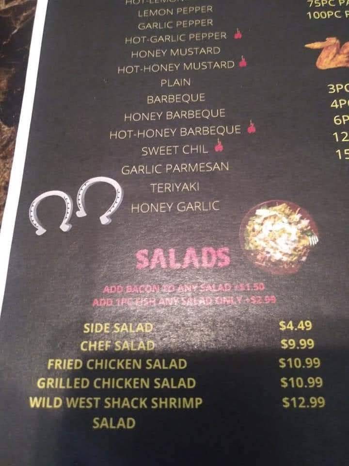 Wild West Wing Shack | restaurant | 27 Park Rd, Pleasant Grove, AL 35127, USA | 2058488084 OR +1 205-848-8084