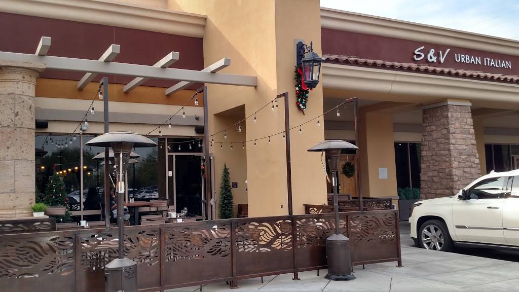 S & V Urban Italian | restaurant | 9343 E Shea Blvd Suite 100, Scottsdale, AZ 85260, USA | 4804511850 OR +1 480-451-1850