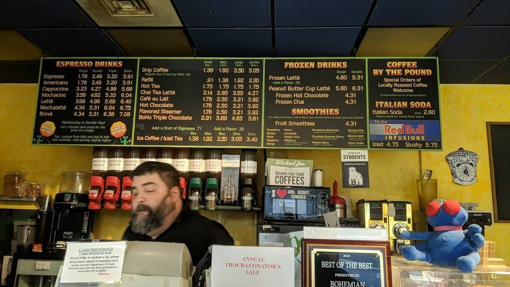 Bohemian Coffee House & Deli | bakery | 4 Railroad Ave, Brunswick, ME 04011, USA | 2077259095 OR +1 207-725-9095