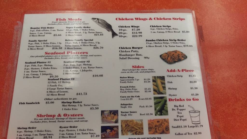 Freds Fish Fry | restaurant | 1406 Bandera Rd, San Antonio, TX 78228, USA | 2104326220 OR +1 210-432-6220