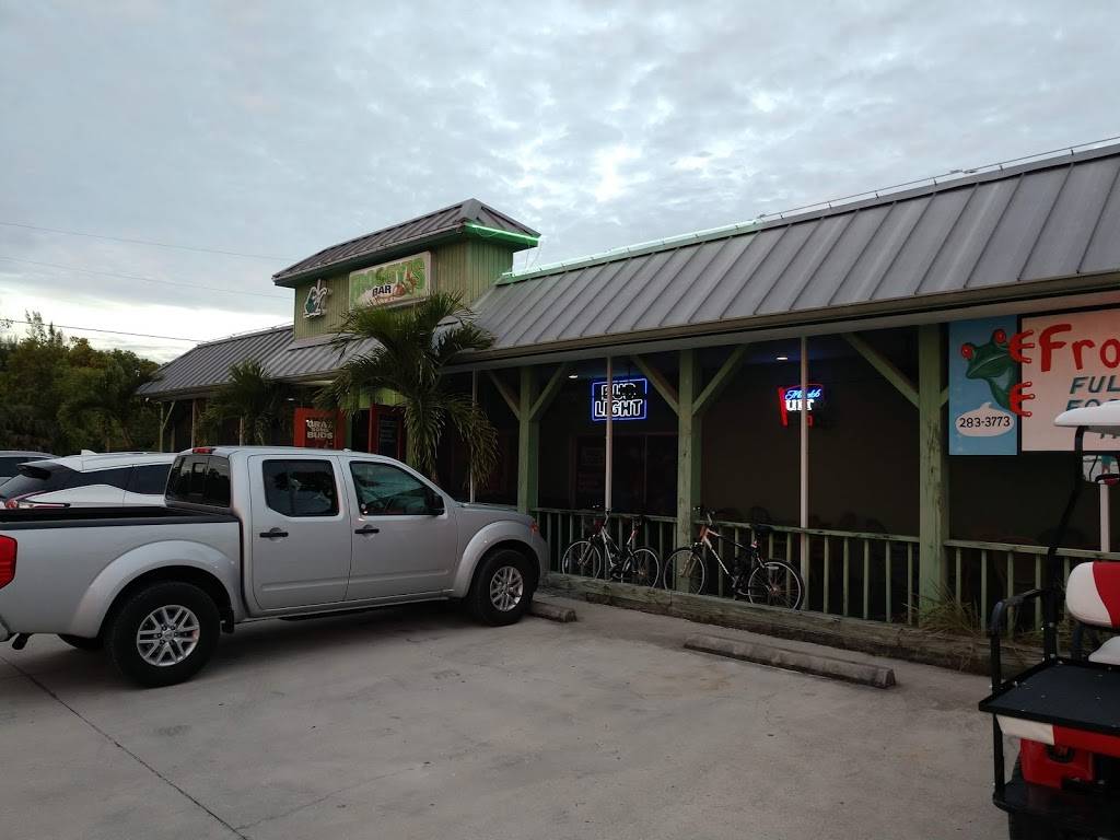 Froggys | restaurant | 3620 Stringfellow Rd, St James City, FL 33956, USA | 2392833773 OR +1 239-283-3773