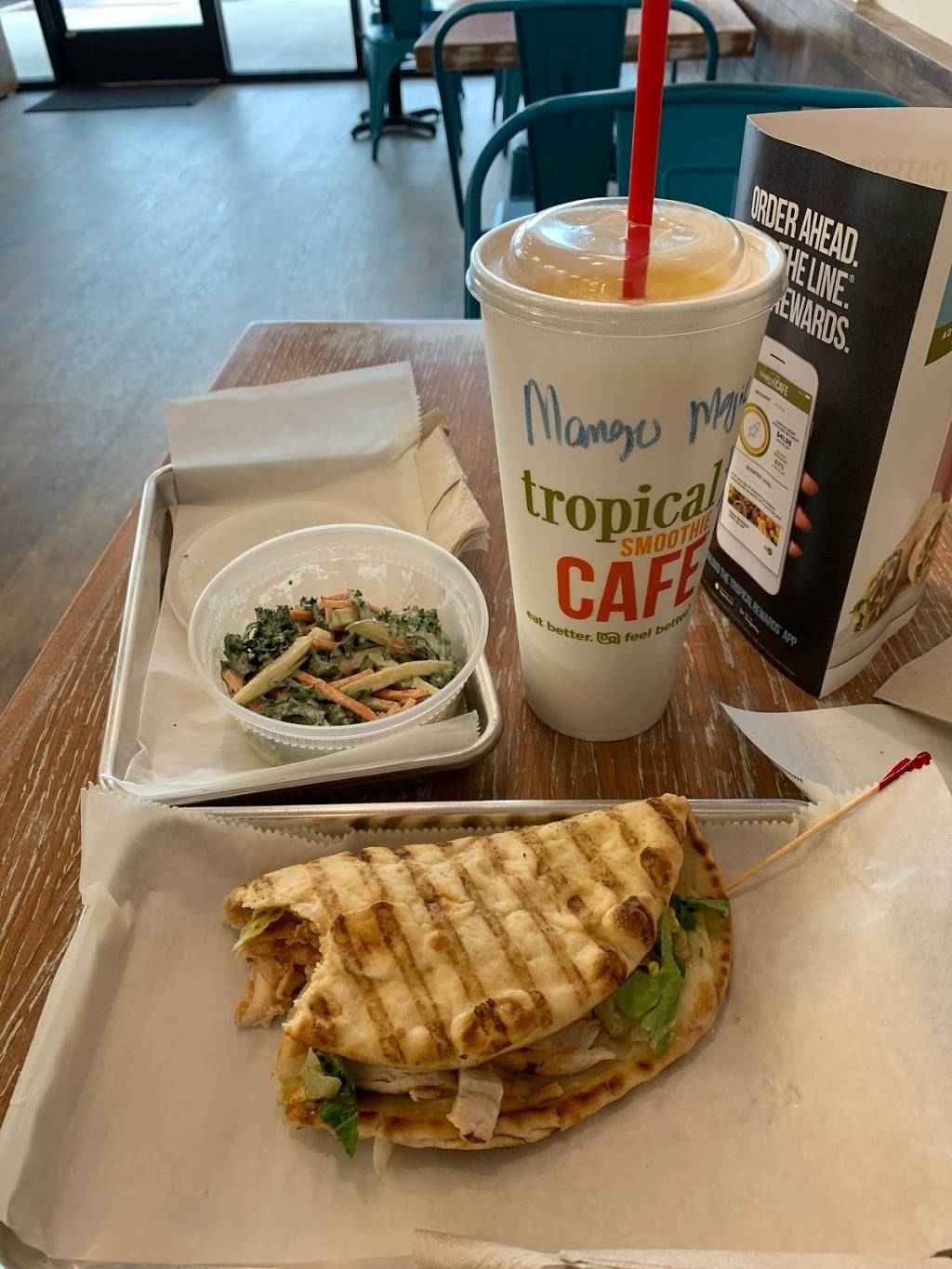 Tropical Smoothie Cafe | restaurant | 3607 S Main St Suite 114, Stafford, TX 77477, USA | 2819026454 OR +1 281-902-6454