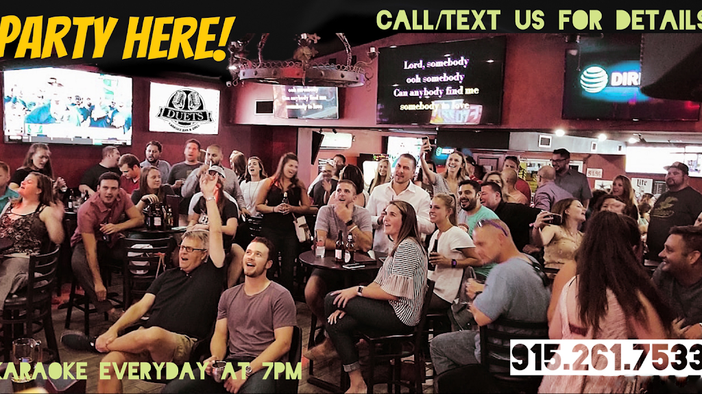 Duets Karaoke Bar & Grill | restaurant | 2720 Montana Ave, El Paso, TX 79903, USA | 9152617533 OR +1 915-261-7533