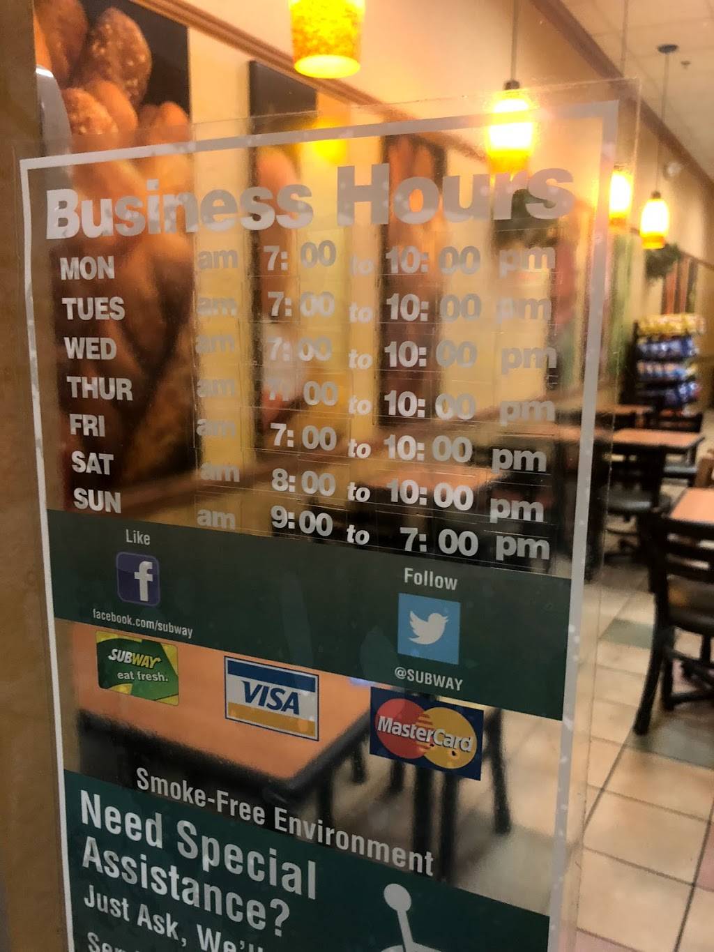 Subway | restaurant | 3301 Coral Way, Miami, FL 33145, USA | 7865346359 OR +1 786-534-6359