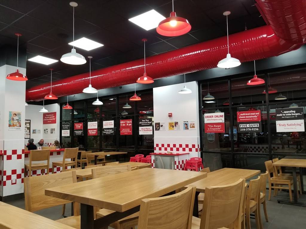 Five Guys | meal takeaway | 20811 U.S. Hwy 281 S Suite 426, San Antonio, TX 78258, USA | 2103709256 OR +1 210-370-9256