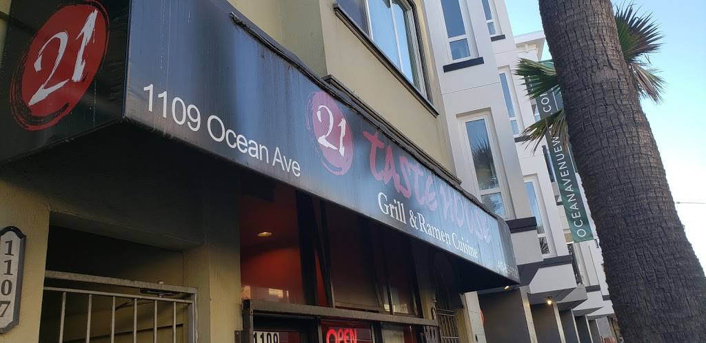 21 Taste House | restaurant | 1109 Ocean Ave, San Francisco, CA 94112, USA | 4152057984 OR +1 415-205-7984