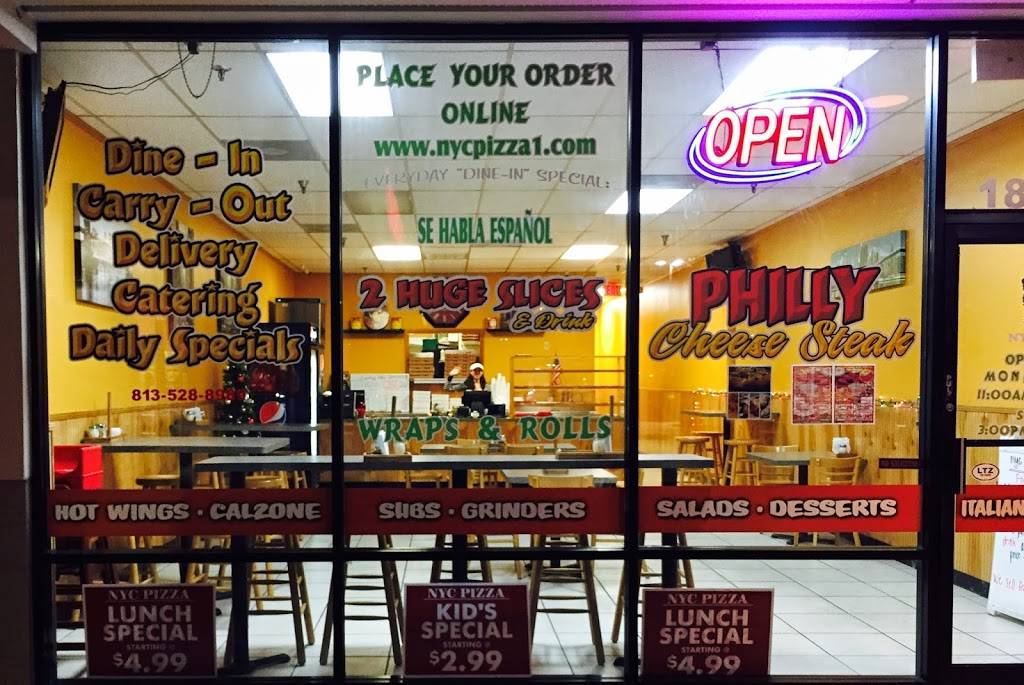 NYC Pizza | restaurant | 18431 N. US Hwy. 41, Lutz, FL 33549, USA | 8135288989 OR +1 813-528-8989