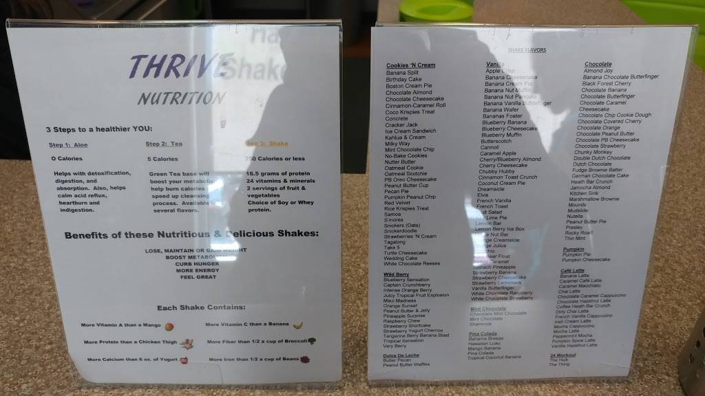 Thrive Nutrition | restaurant | 1240 E Lincolnway, Valparaiso, IN 46383, USA | 2192992564 OR +1 219-299-2564