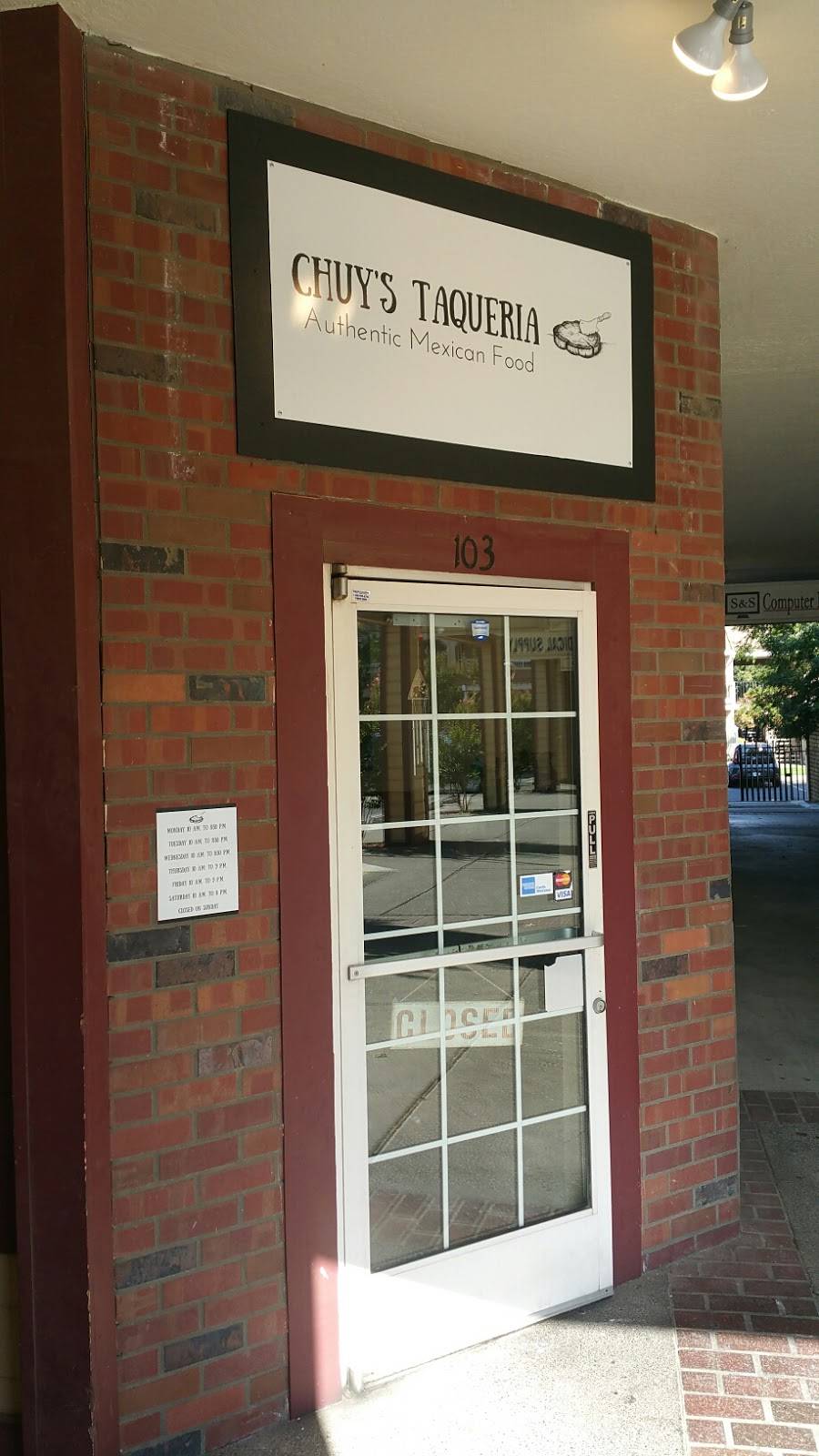 Chuys Taqueria | restaurant | 1260 Lake Blvd #103, Davis, CA 95616, USA | 5307564183 OR +1 530-756-4183