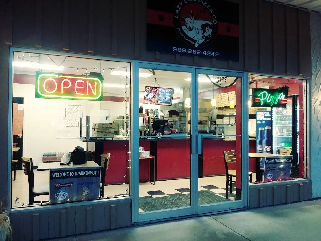 Lazy Dog Pizza | restaurant | 154 S Main St suite 5, Frankenmuth, MI 48734, USA | 9892624242 OR +1 989-262-4242