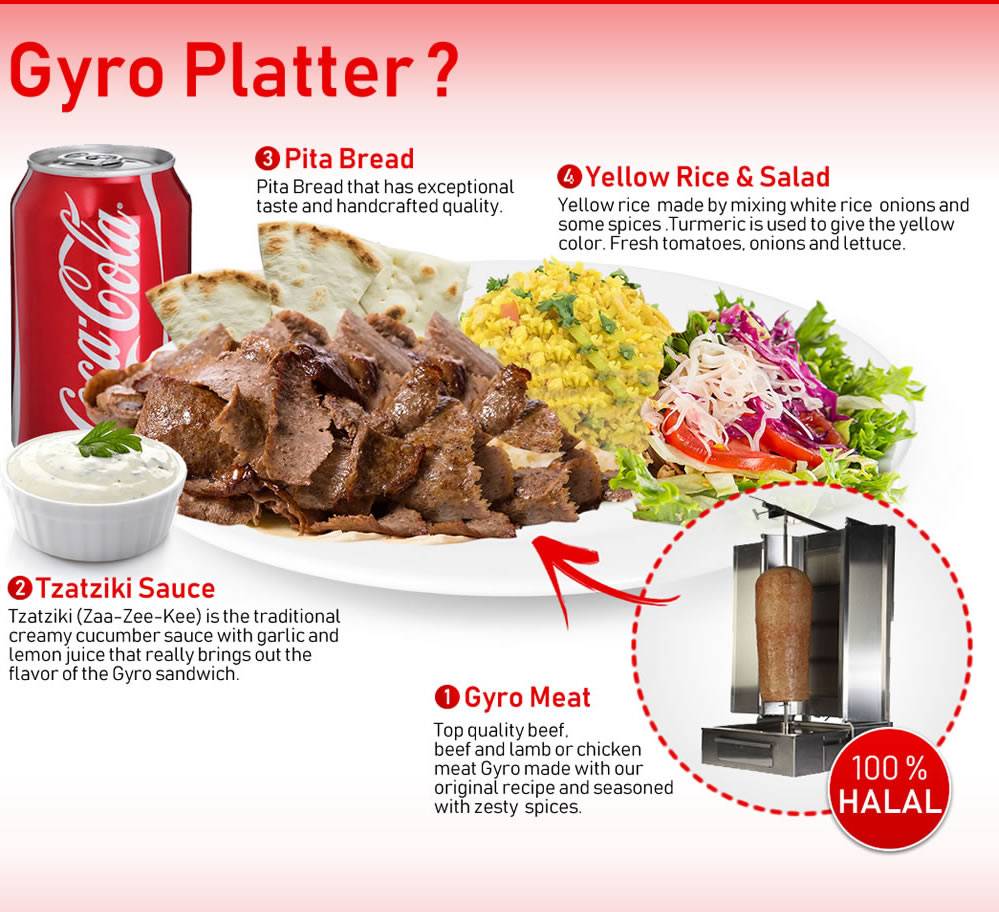 Gyroday - Halal - Mediterranean Fast Food Restaurant | restaurant | 8000 W Broward Blvd #9038, Plantation, FL 33388, USA | 9544515355 OR +1 954-451-5355