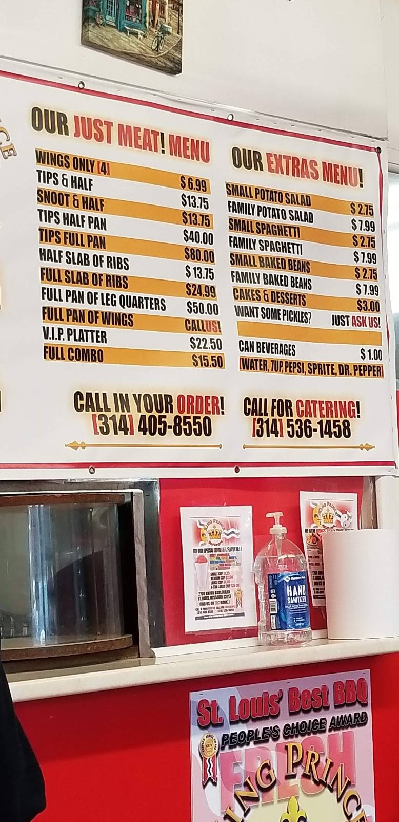 King PRINCE BAR B QUE | restaurant | 2700 Union Blvd, St. Louis, MO 63113, USA | 3144058550 OR +1 314-405-8550