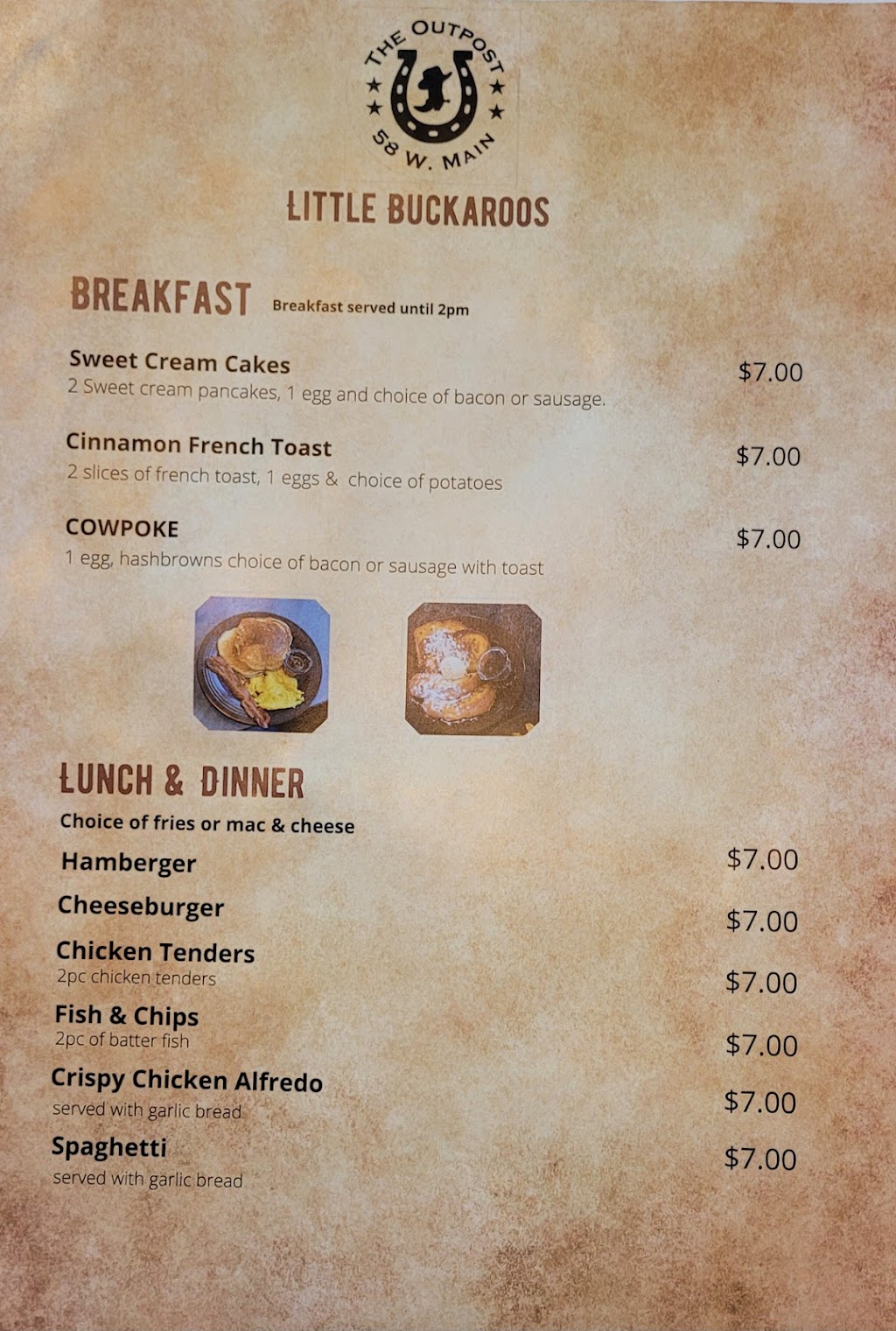 The Outpost | restaurant | 58 W Main St, Grantsville, UT 84029, USA | 4352490396 OR +1 435-249-0396