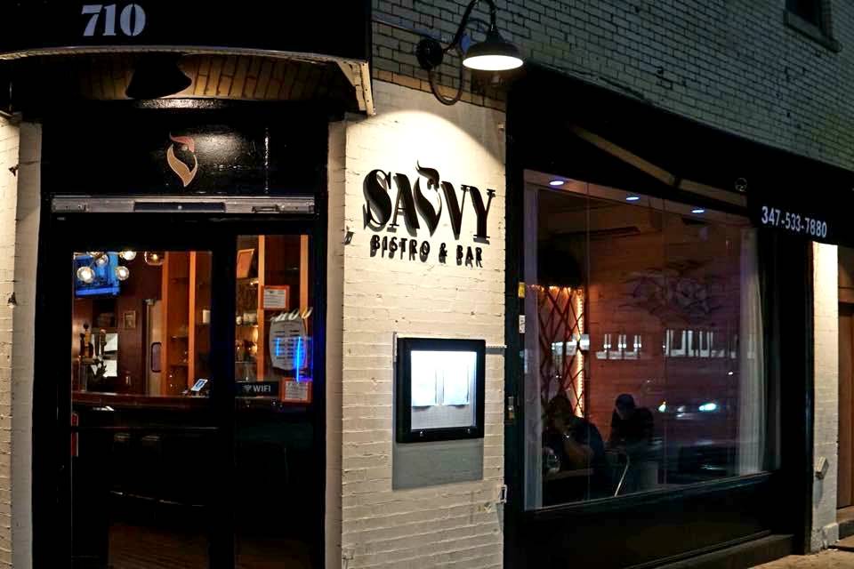 Savvy Bistro and Bar | restaurant | 710 Nostrand Ave, Brooklyn, NY 11216, USA | 3475337880 OR +1 347-533-7880