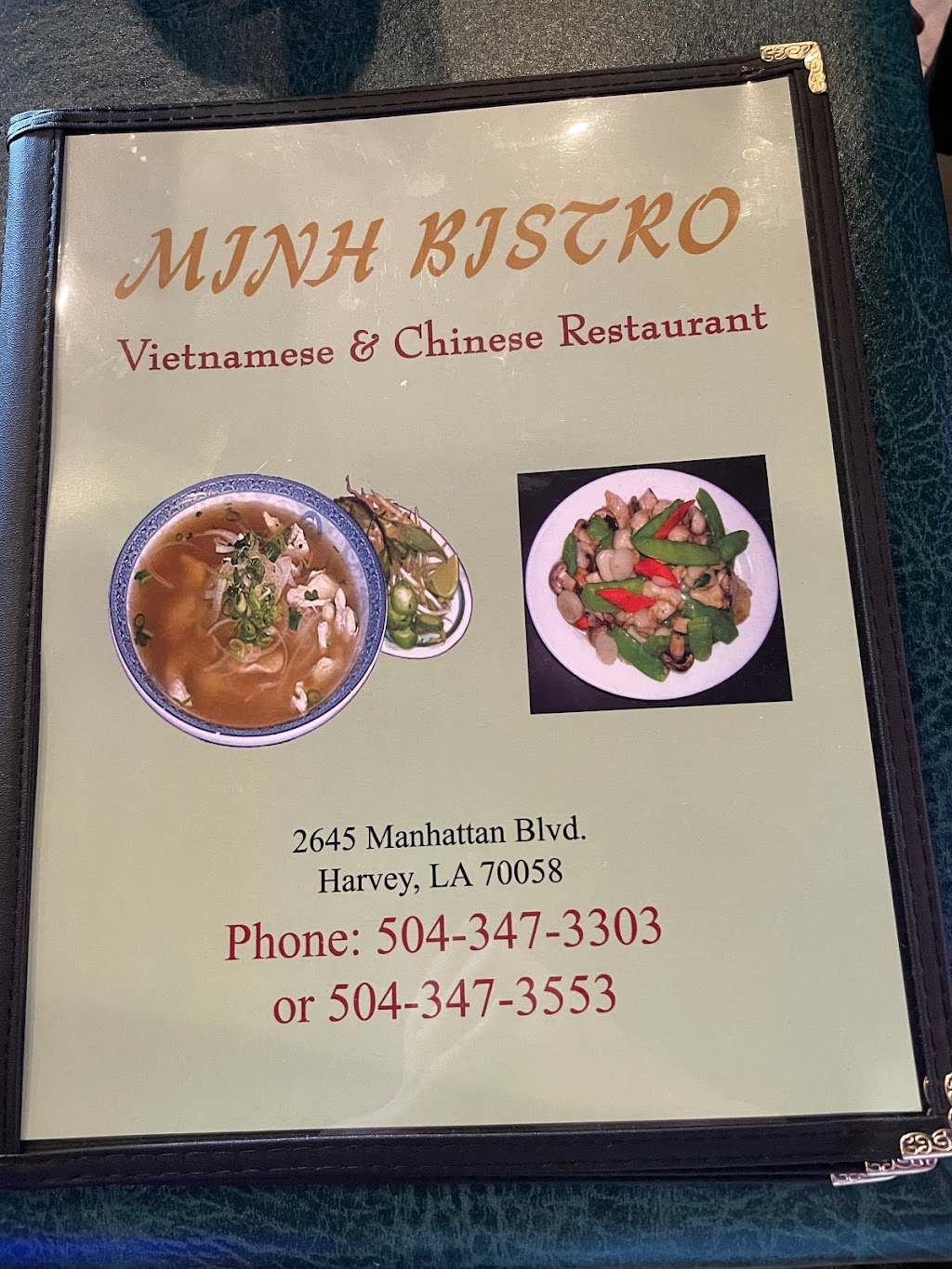 Minh Bistro | restaurant | 2645 Manhattan Blvd, Harvey, LA 70058, USA | 5043473303 OR +1 504-347-3303
