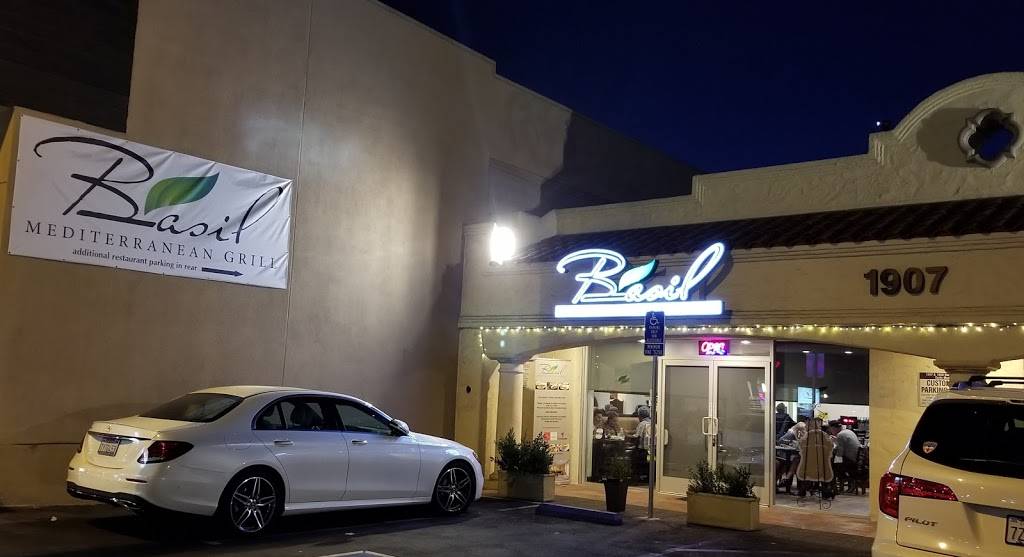 Basil Mediterranean Grill | restaurant | 1907 Harbor Blvd, Costa Mesa, CA 92627, USA | 9492006481 OR +1 949-200-6481