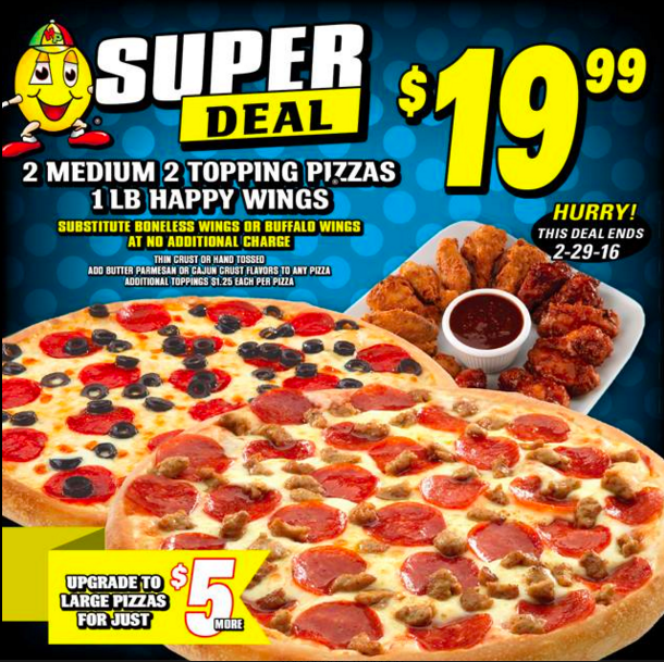 Happys Pizza | meal delivery | 27845 Orchard Lake Rd, Farmington Hills, MI 48334, USA | 2485537777 OR +1 248-553-7777