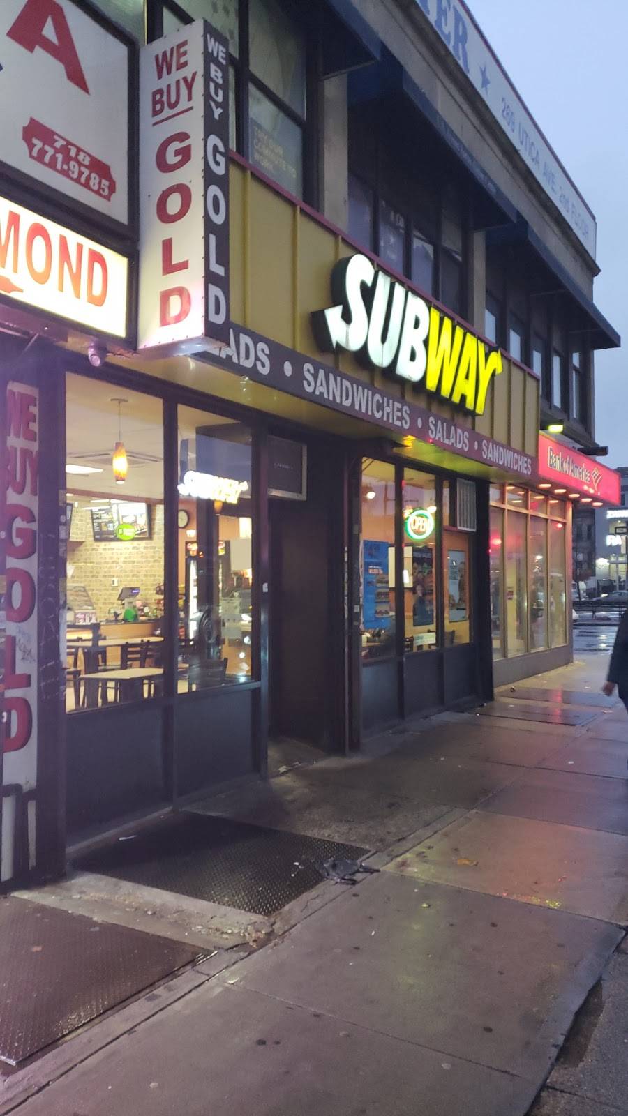 Subway | meal takeaway | 273 Utica Ave, Brooklyn, NY 11213, USA | 7182212702 OR +1 718-221-2702
