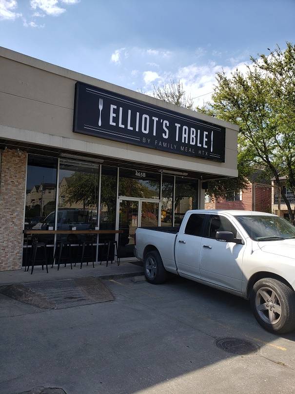 Elliots Table | restaurant | 465 T C Jester Blvd Suite B, Houston, TX 77007, USA | 7134850340 OR +1 713-485-0340