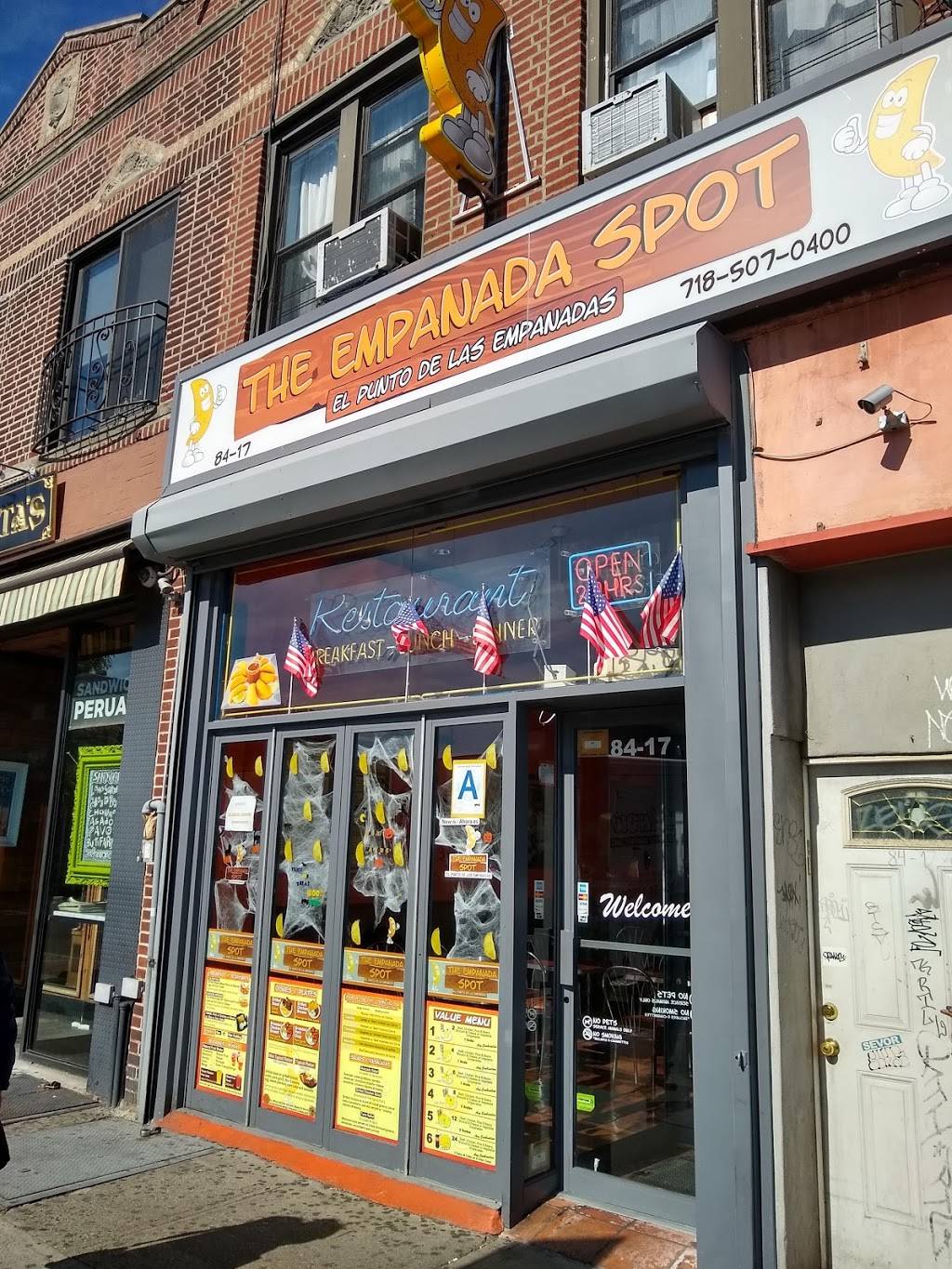 The Empanada Spot | meal takeaway | 84-17 Northern Blvd, Jackson Heights, NY 11372, USA | 7185070400 OR +1 718-507-0400