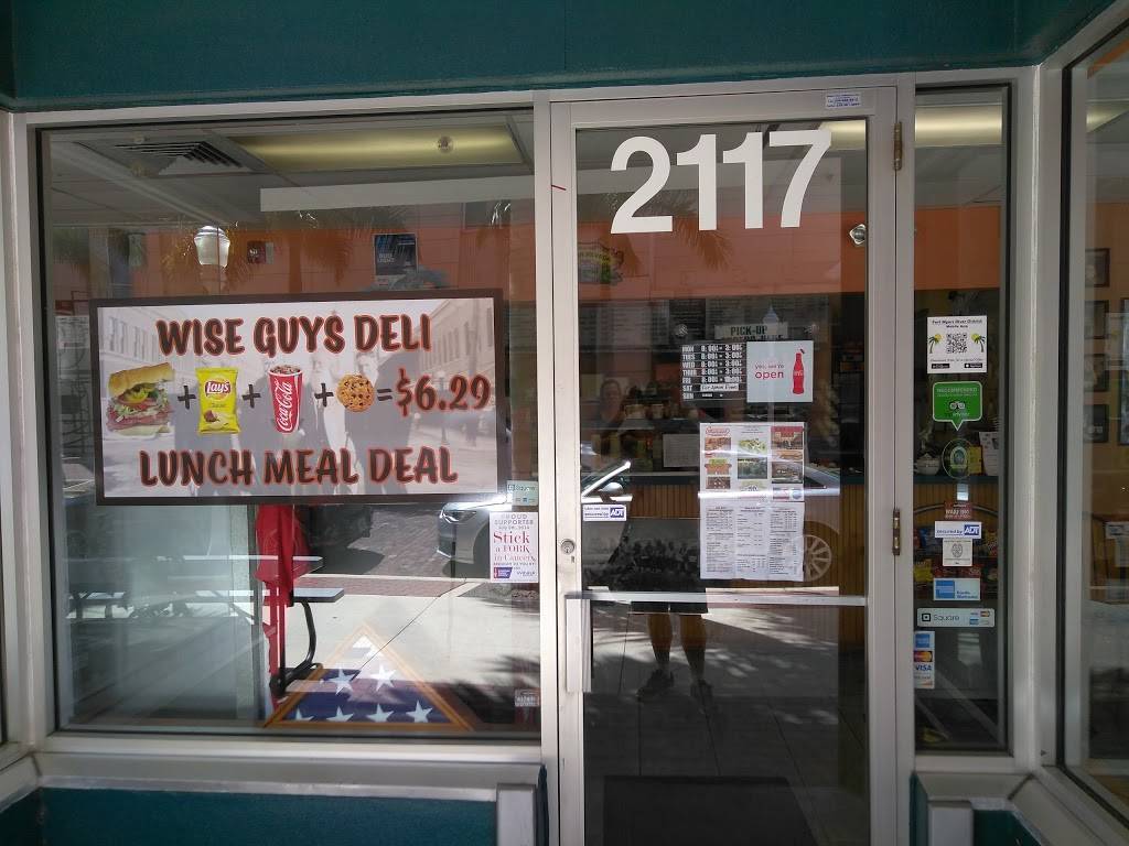 Wise Guys | meal takeaway | 2117 W First St, Fort Myers, FL 33901, USA | 2393328802 OR +1 239-332-8802