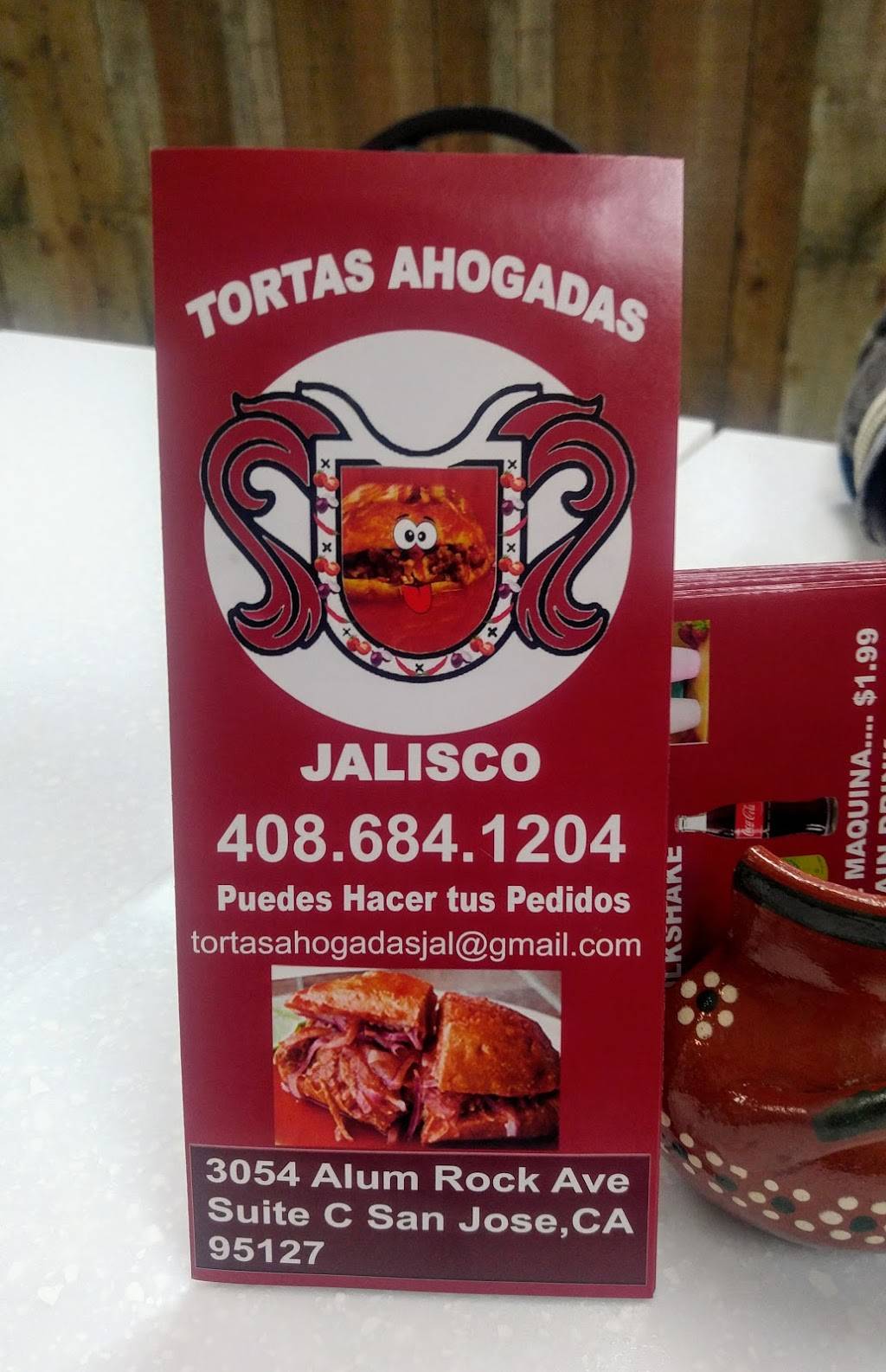 Tortas Ahogadas Jalisco | restaurant | 3054 Alum Rock Ave suite c, San Jose, CA 95127, USA | 4086841204 OR +1 408-684-1204