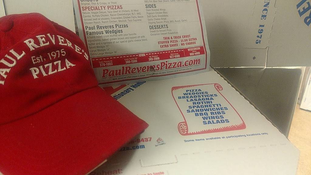 Paul Reveres Pizza | restaurant | 144 Merchant Row C, Milton, WI 53563, USA | 6088684999 OR +1 608-868-4999