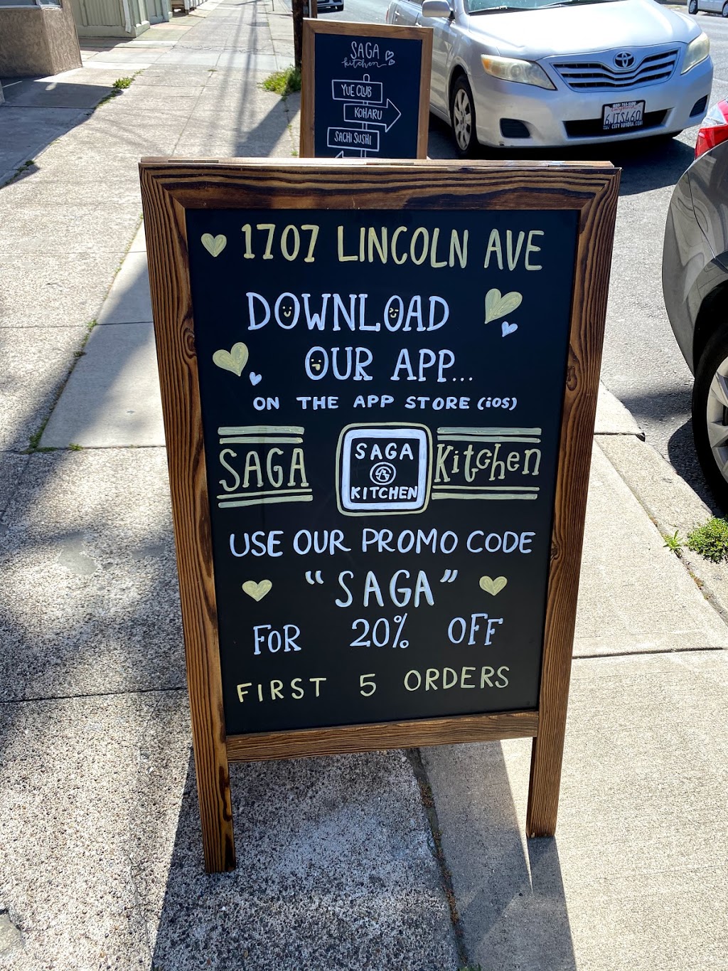 SAGA Kitchen | restaurant | 1707 Lincoln Ave, Alameda, CA 94501, USA | 5107698898 OR +1 510-769-8898