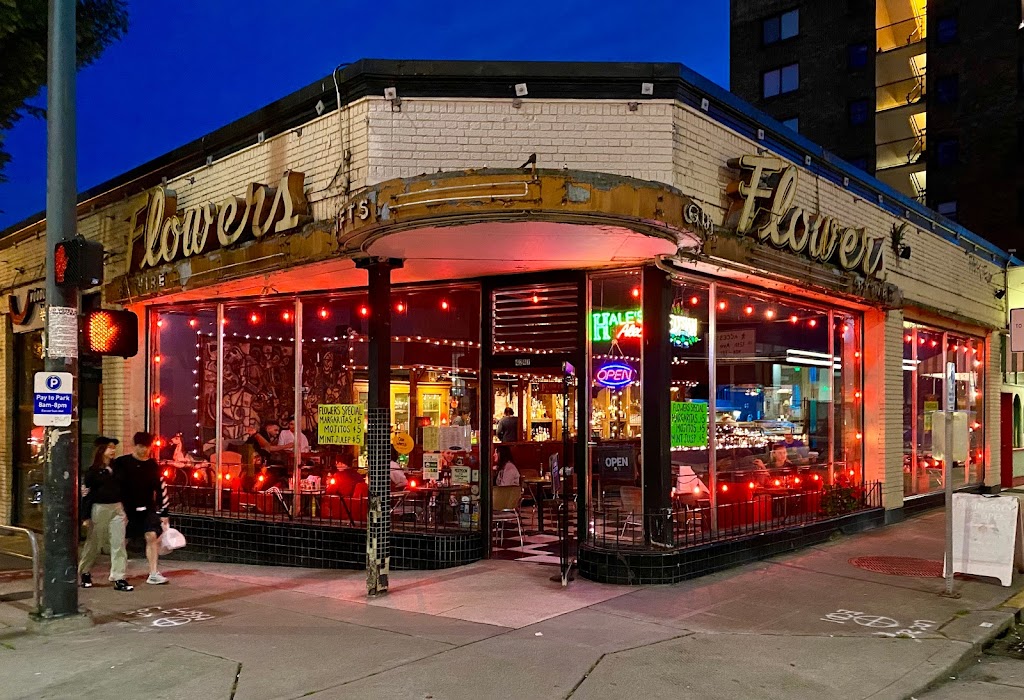 Flowers Bar & Restaurant | restaurant | 4247 University Way NE, Seattle, WA 98105, USA | 2066331903 OR +1 206-633-1903